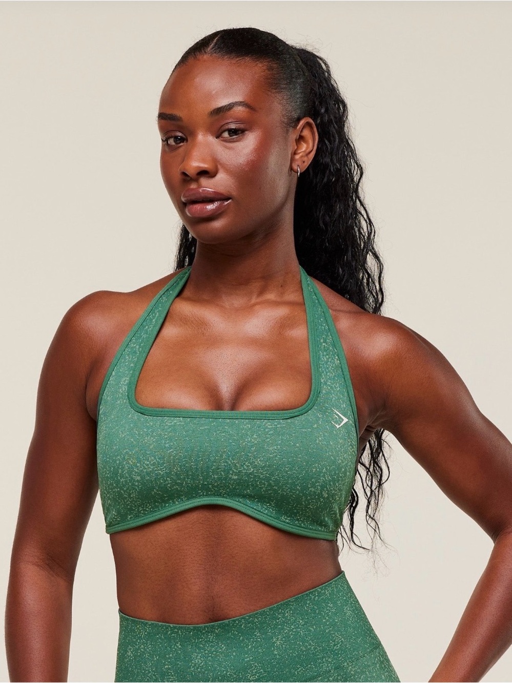 Adapt Fleck X Whitney Halter-neck Sports Bra